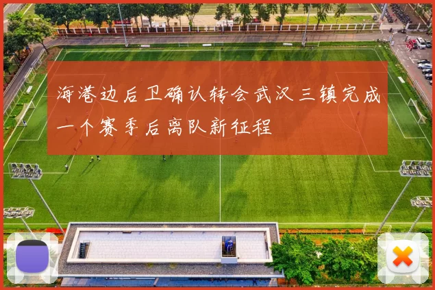 海港边后卫确认转会武汉三镇完成一个赛季后离队新征程